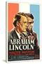 Affiche du film " Abraham Lincoln " by D.W. Griffith with Walter Huston, 1930 (photo)-null-Stretched Canvas