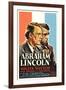 Affiche du film " Abraham Lincoln " by D.W. Griffith with Walter Huston, 1930 (photo)-null-Framed Photo