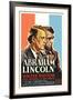 Affiche du film " Abraham Lincoln " by D.W. Griffith with Walter Huston, 1930 (photo)-null-Framed Photo