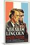 Affiche du film " Abraham Lincoln " by D.W. Griffith with Walter Huston, 1930 (photo)-null-Mounted Photo