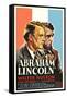 Affiche du film " Abraham Lincoln " by D.W. Griffith with Walter Huston, 1930 (photo)-null-Framed Stretched Canvas