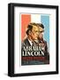 Affiche du film " Abraham Lincoln " by D.W. Griffith with Walter Huston, 1930 (photo)-null-Framed Photo