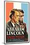 Affiche du film " Abraham Lincoln " by D.W. Griffith with Walter Huston, 1930 (photo)-null-Mounted Photo