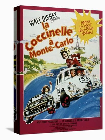 Affiche Du Film "La Coccinelle a Monte Carlo" 1977-null-Stretched Canvas