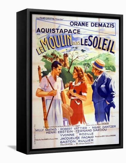 Affiche Du Film Le Moulin Dans Le Soleil De Marcdidier 1938-null-Framed Stretched Canvas