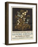 Affiche : Exposition des collection léguées par Raymond Koechlin-null-Framed Giclee Print