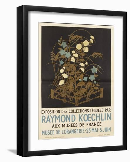 Affiche : Exposition des collection léguées par Raymond Koechlin-null-Framed Giclee Print