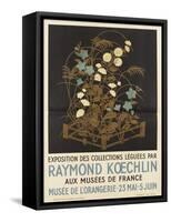 Affiche : Exposition des collection léguées par Raymond Koechlin-null-Framed Stretched Canvas