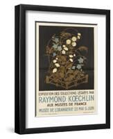 Affiche : Exposition des collection léguées par Raymond Koechlin-null-Framed Premium Giclee Print
