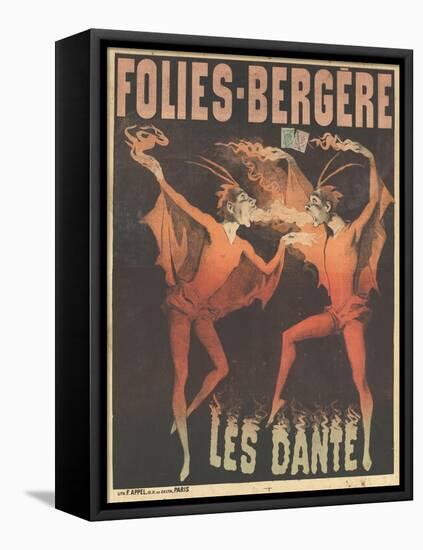 Affiche Folies-Bergères : les Dante-null-Framed Stretched Canvas