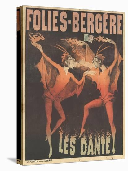 Affiche Folies-Bergères : les Dante-null-Stretched Canvas
