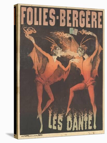 Affiche Folies-Bergères : les Dante-null-Stretched Canvas