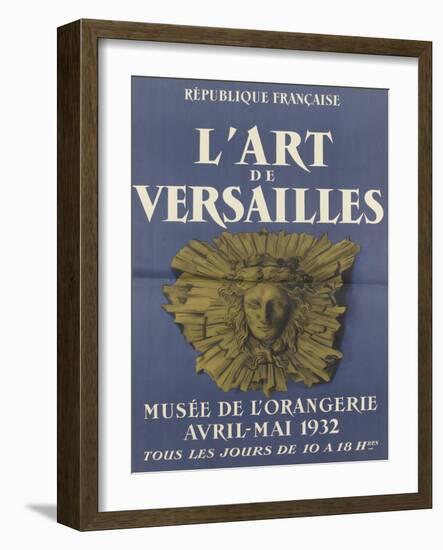 Affiche : L'art de Versailles-null-Framed Giclee Print