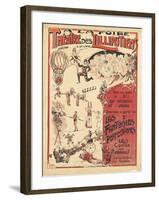 Affiche  la foire théâtre des Lilliputiens-null-Framed Giclee Print