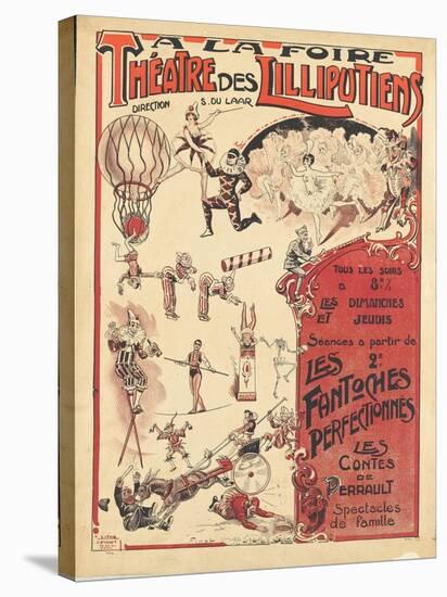 Affiche  la foire théâtre des Lilliputiens-null-Stretched Canvas