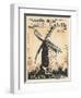 Affiche On danse au Moulin de la Galette en l'an 1295-null-Framed Giclee Print