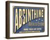 Affiche pour l'absinthine aperitif extra, dans tous les cafes-European School-Framed Giclee Print