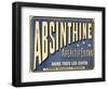 Affiche pour l'absinthine aperitif extra, dans tous les cafes-European School-Framed Giclee Print