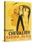 Affiche Pour La Revue Paris En Joie Au Casino De Paris Dans Laquelle Chante Maurice Chevalier, 1937-null-Stretched Canvas