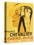 Affiche Pour La Revue Paris En Joie Au Casino De Paris Dans Laquelle Chante Maurice Chevalier, 1937-null-Stretched Canvas