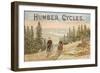 Affiche publicitaire de la maison Humber Cycles-null-Framed Giclee Print