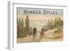 Affiche publicitaire de la maison Humber Cycles-null-Framed Giclee Print