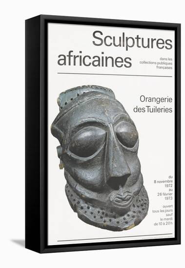 Affiche : Sculptures africaines dans les collections publiques françaises-null-Framed Stretched Canvas