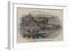 Affray Between the French and the Tahitians-null-Framed Giclee Print