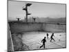 Afghan Boys Play Soccer-null-Mounted Premium Photographic Print