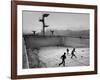 Afghan Boys Play Soccer-null-Framed Photographic Print