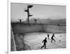 Afghan Boys Play Soccer-null-Framed Photographic Print