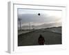 Afghan Boys Play with a Ball in Kabul, Afghanistan, Friday, July 7, 2006-Rodrigo Abd-Framed Photographic Print