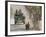 Afghan Boys Walk Along a Path While International Security Assistance Force (Isaf)-null-Framed Photographic Print