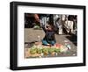 Afghan Child 5, Receives a Bottle of Water-Musadeq Sadeq-Framed Photographic Print