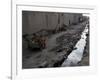 Afghan Children Sit Together Aboard an Old Cart-null-Framed Photographic Print