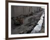 Afghan Children Sit Together Aboard an Old Cart-null-Framed Photographic Print