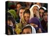 Afghan Children Watch a Performance by Their Fellows During a World Children's Day Get-Together-null-Stretched Canvas