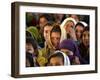 Afghan Children Watch a Performance by Their Fellows During a World Children's Day Get-Together-null-Framed Photographic Print