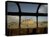 Afghan Drives Past the Darul Aman's Palace in the City of Kabul, Afghanistan-null-Stretched Canvas