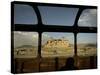 Afghan Drives Past the Darul Aman's Palace in the City of Kabul, Afghanistan-null-Stretched Canvas