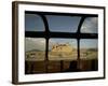 Afghan Drives Past the Darul Aman's Palace in the City of Kabul, Afghanistan-null-Framed Photographic Print