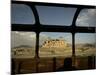 Afghan Drives Past the Darul Aman's Palace in the City of Kabul, Afghanistan-null-Mounted Photographic Print