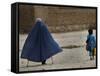 Afghan Girl Carries the Ration of Her Mother, a Victim of Land Mines, in Kabul, Afghanistan-null-Framed Stretched Canvas