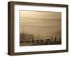 Afghan Herders Lead Their Livestodk Across a Road in Kabul, Afghanistan, Monday, Oct 9, 2006-Rodrigo Abd-Framed Photographic Print