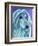 Afghan Hound - Aqua-Dawgart-Framed Giclee Print