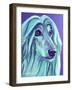 Afghan Hound - Aqua-Dawgart-Framed Giclee Print