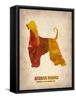 Afghan Hound Poster-NaxArt-Framed Stretched Canvas