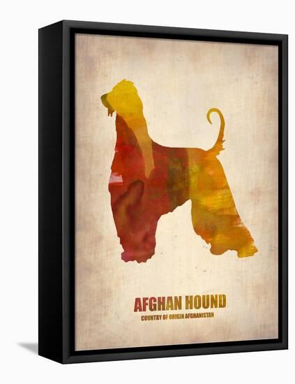 Afghan Hound Poster-NaxArt-Framed Stretched Canvas