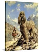 Afghan Hound-Eric Tansley-Stretched Canvas