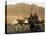 Afghan Kids Ride on a Horse Carriage in Kandahar City, Afghanistan-null-Stretched Canvas